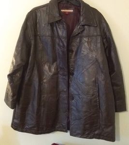 Haband Dark Brown Leather Jacket